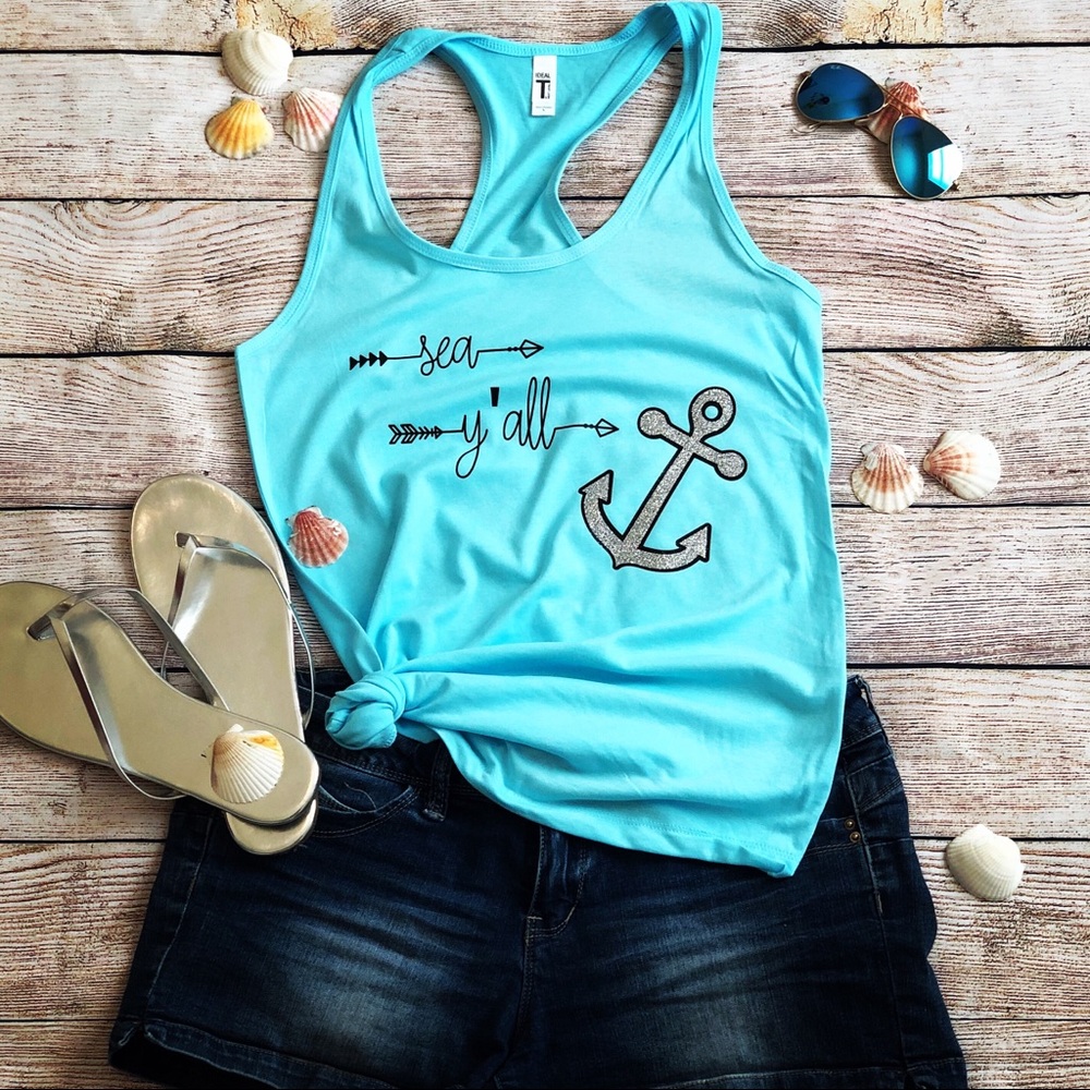 Sea Y’all graphic Top